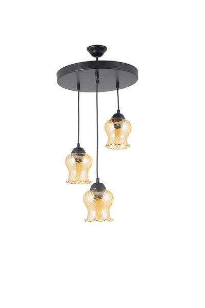 Lambadar Modern Marul Glass Pendant Lamp Chandelier 3 Pieces