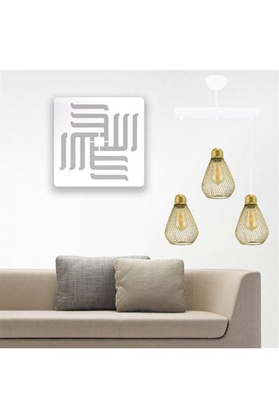 Lambadar Bulb Model Gold Wrought Iron Modern Pendant Lamp Chandelier