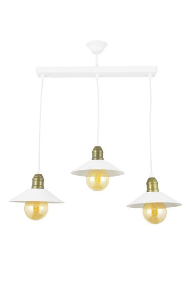 Lambadar Double White Retro Rustic Model Modern Metal Pendant Lamp Chandelier