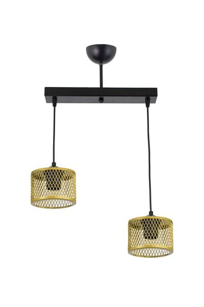 Lambadar Double Cage Model Modern Pendant Lamp Chandelier