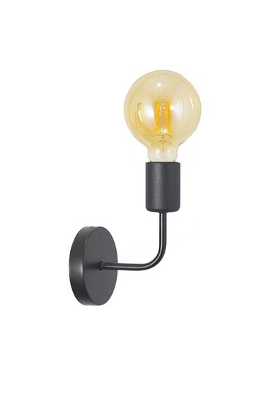 Lambadar Rustic Retro Modern Model Stylish Black Sconce Without Glass