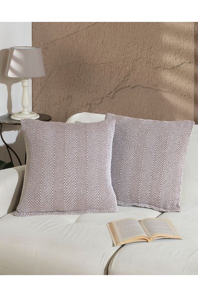 Lux Touch Калъфка за възглавница с цип Lily Mink от 2 части - 45 x 45 см