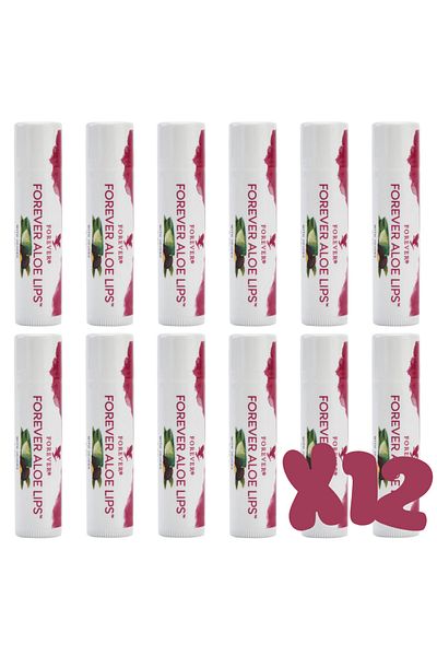 Forever Living Aloe Lips Lip Moisturizer with Aloe Vera 12 Pieces
