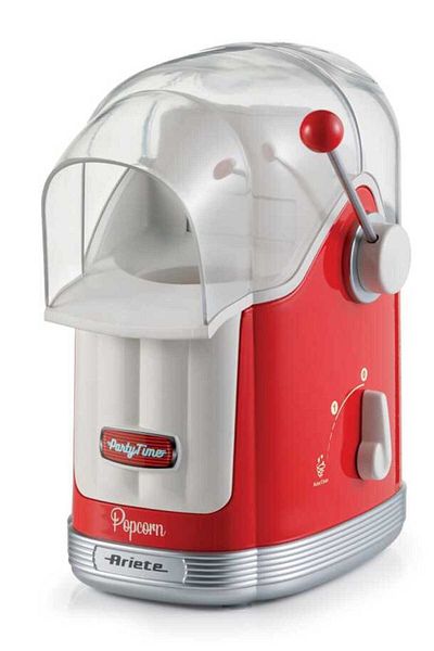ARIETE Red Party Time Popcorn Machine - Lever 2958/00