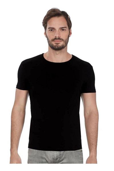 ÖZKAN 6 Pieces of Özkan Men's Modal Undershirt - Round Neck Undershirt 11144
