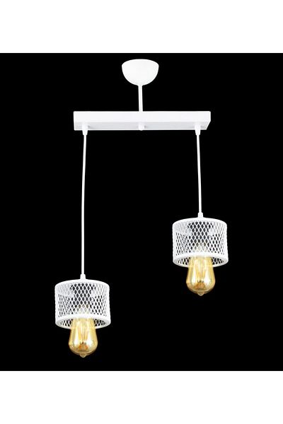 Lambadar Double Cage Model Modern Pendant Lamp Chandelier