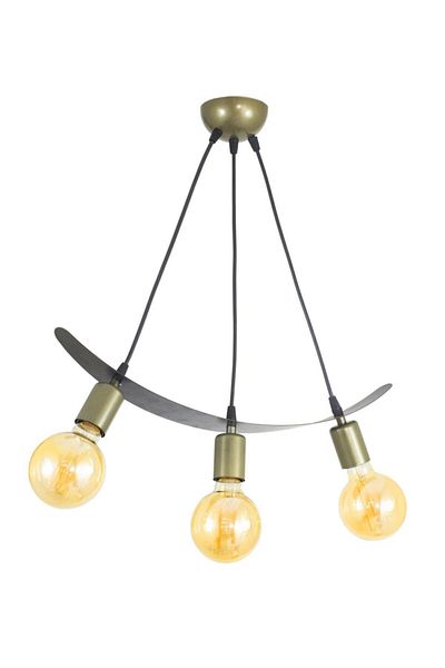 Lambadar Single Tulip Motif Boat Model Style Pendant Lamp Chandelier