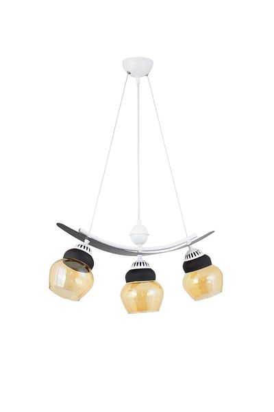 Lambadar Single Modern Style Boat Model Metal Glass Pendant Lamp Chandelier