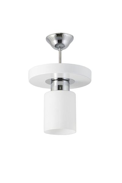 Lambadar Single Modern Sports Model Round Tray White Chandelier