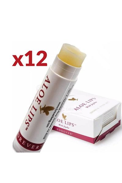 Forever Living Aloe Lips Lip Moisturizer with Aloe Vera 12 Pieces