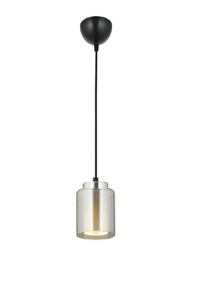 Lambadar Black Chrome Detailed Sports Model Single Pendant Lamp Chandelier