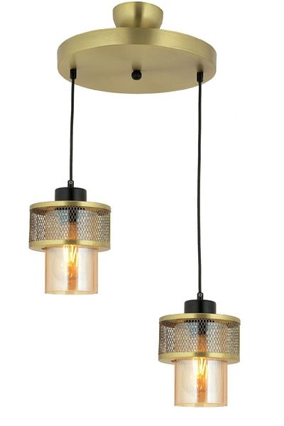 Lambadar Pulsar Model Modern Double Pendant Lamp Chandelier