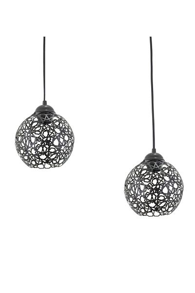 Lambadar Seljuk Ball Motif Star Wrought Iron Model Retro Rustic Pendant Lamp Chandelier