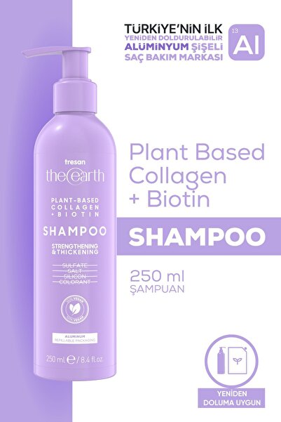 Tresan The Earth Plant Based Collagen Biotin Şampuan 250 ml