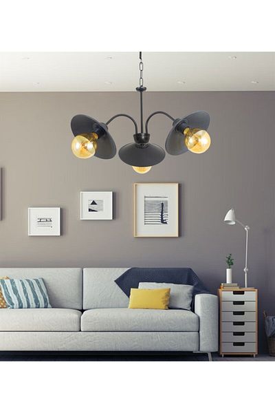Lambadar Stylish Design Retro Rustic Model Conical Chandelier