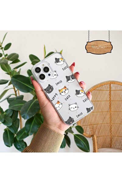 izzytech حافظة متوافقة مع هاتف iPhone 15 PLUS، غطاء ناعم واقٍ رفيع بتصميم شفاف