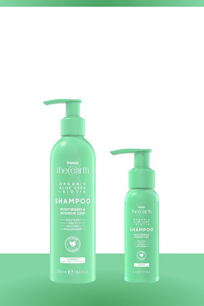Tresan The Earth Aloe Vera +Biotin Shampoo 250 ml + Shampoo 75 ml