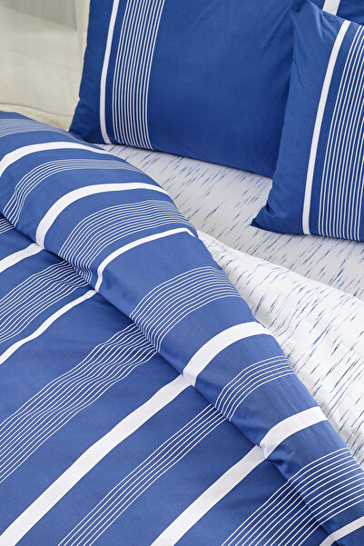 Doqu Home Atlante Double Marine Duvet Cover Set - Navy Blue