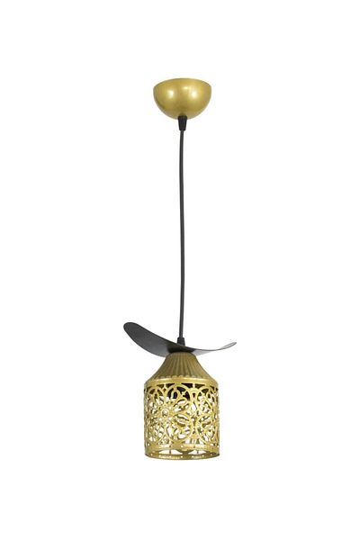Lambadar Single Paparta Motif Boat Model Style Pendant Lamp Chandelier