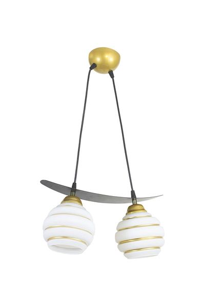 Lambadar Single Special Strip Glass Boat Model Style Pendant Lamp Chandelier