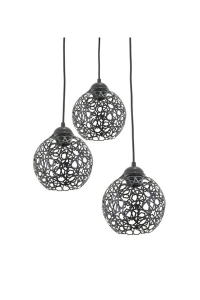 Lambadar Selçuklu Top Motif Yıldız Ferforje Model Retro Rustik Sarkıt Avize