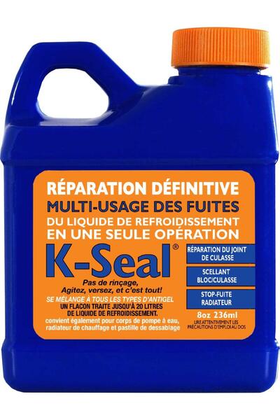K Seal K-Seal Çok Amaçlı Sıvı Soğutma Sıvısı Radyatör Kaçak Kalıcı Onarım 236ml