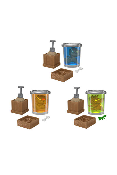 mattel Jurassic World Crushivores Serisi Sürpriz Aksesuarlı Figürler Sürpriz Paket S1