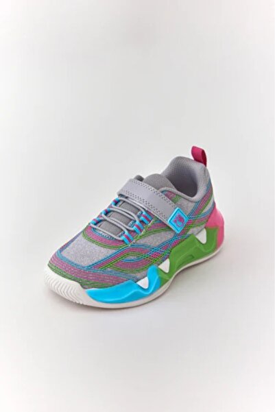 Dudino KIZ ÇOCUK RENKLİ TABAN SNEAKER RIBBON