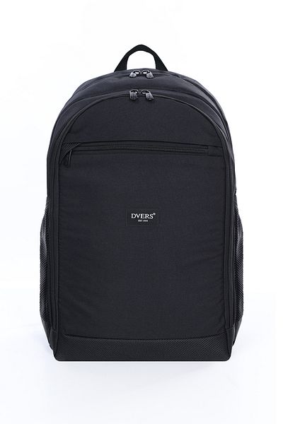 D'VERS Unisex Μαύρο Αδιάβροχο Σακίδιο Σημειωματάριου 3 Διαμερισμάτων - Laptop
