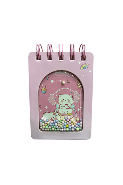 Taros Unick Color Boncuklu Kedi Spiralli Not Defteri