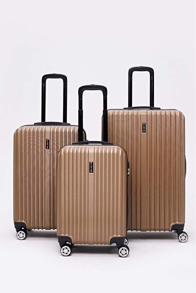 ELATAE 3'lü Kırılmaz Valiz Seti 1020