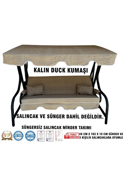 Vip Home Concept Lüks DUCK Vip Salıncak Minder Seti 3 Kişilik (SÜNGERSİZ) Ten...