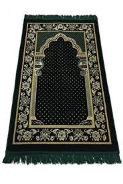 medipek YEŞİL NAMAZLIK KADİFE SECCADE