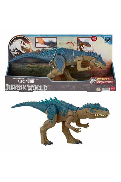 mattel Jurassic World Sesli Süper Güçlü Allosaurus Figürü 43 cm HRX50