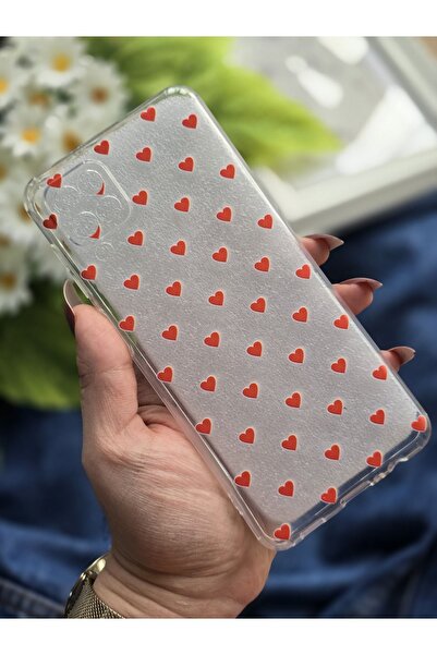 SUPER FRAME Samsung Galaxy A22/M22/M32 Uyumlu Baskılı Şeffaf Telefon Kılıfı