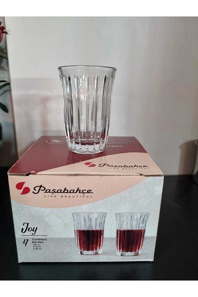 Paşabahçe JOY Coffee Side Water Glass - 4 Pieces {520362}