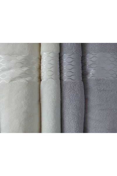 Özdilek Elissa Best Bath Set - Σετ Πετσέτες Κρεμ Γκρι