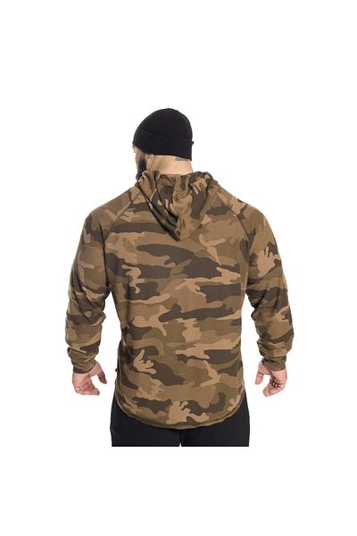 GASP L/S Thermal Hoodie, Πράσινο Camoprint