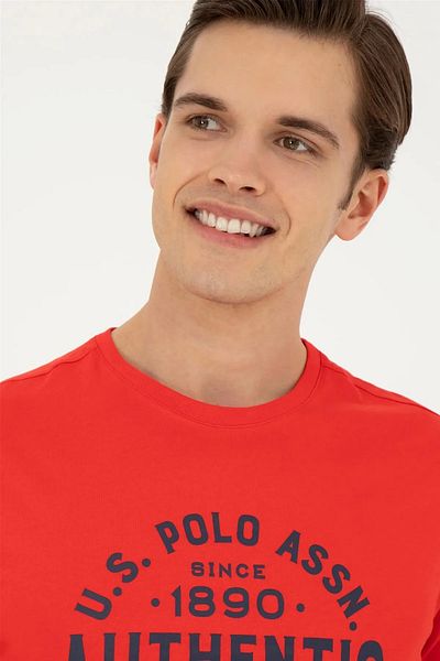 U.S. Polo Assn. U.S. POLO MEN'S O-NECK REGULAR FIT PRINTED T-SHIRT G081GL011.000.1827193 EVLET