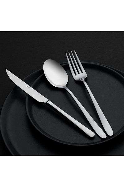 Nehir Sultan Dinner Set - Fork, Spoon, Knife 36 Pieces for 12 People