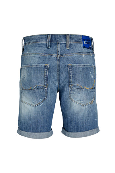 Jack & Jones Slim Fit Mavi Erkek Denim Şort JJIRICK JJBLAIR SHORTS GE 702 SN
