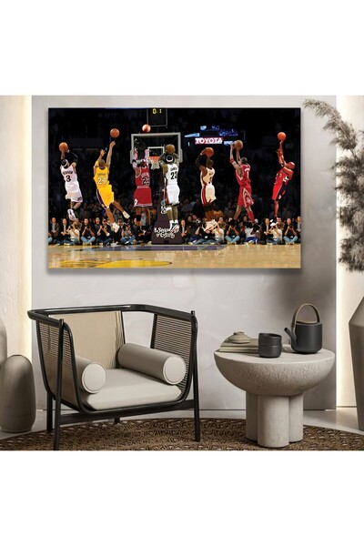 EMYA HOME Ünlü NBA Oyuncuları Kanvas Tablo