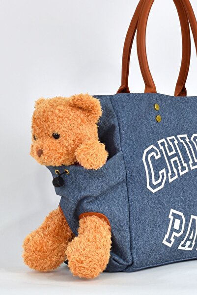 ELATAE Teddy Bear Detailed Shoulder Bag 17587