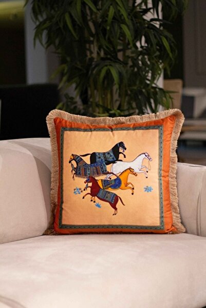 Adawall Figüratif At Dekoratif Kırlent