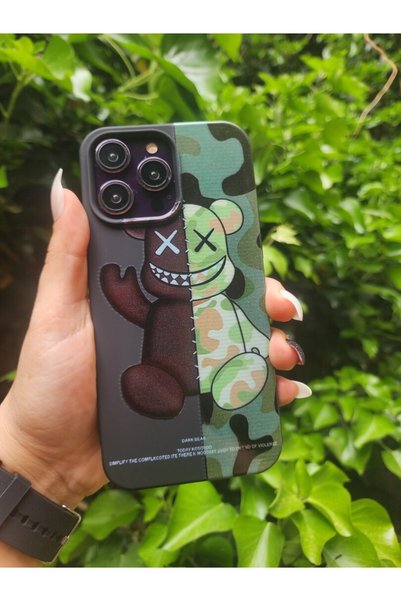 enfein حافظات مطبوعة BSKL Monster Bbear متوافقة مع هاتف iPhone XS