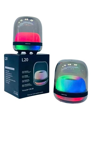 Genel Markalar L20 SMART LED IŞIKLI BLUETOOTH HOPARLÖR SPEAKER TAŞINABİLİR SE...
