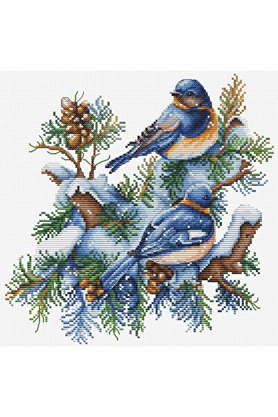 Bursa İpek LUCA-S ARTGOBLEN BASKISIZ KANAVİÇE KİTİ B2418