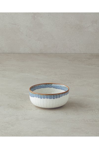 English Home Snacky Porcelain Bowl Blue
