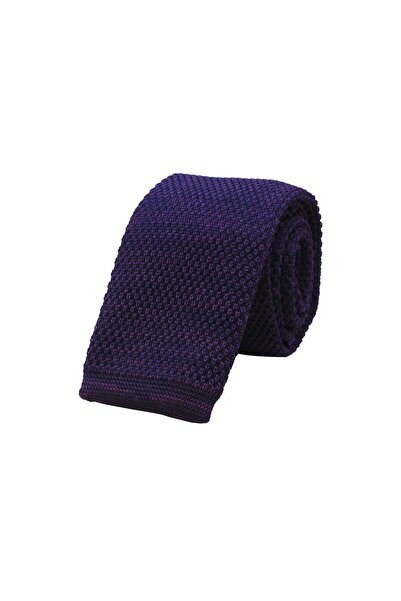 COOLMENCLUB Lacivert Örgü Kravat