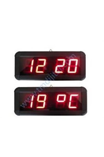 SANEC Dijital Duvar Saati Ve Derece (KASA ÖLÇÜSÜ 7X17 CM)
